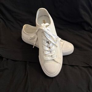 NWOT Converse White Snake Texture Leather CTAS II OX Chuck Taylor ALL STAR